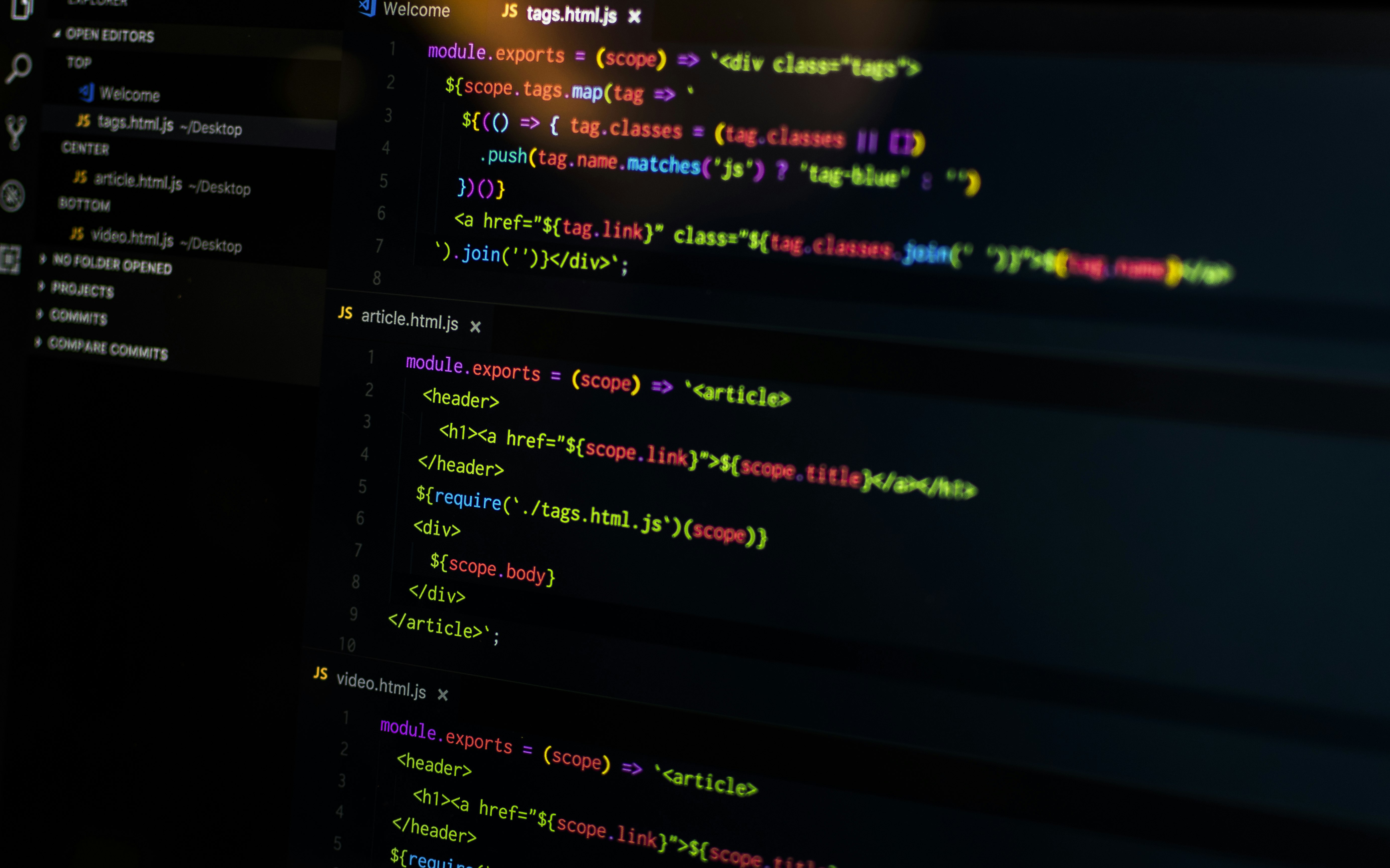 软件开发复古风格插图